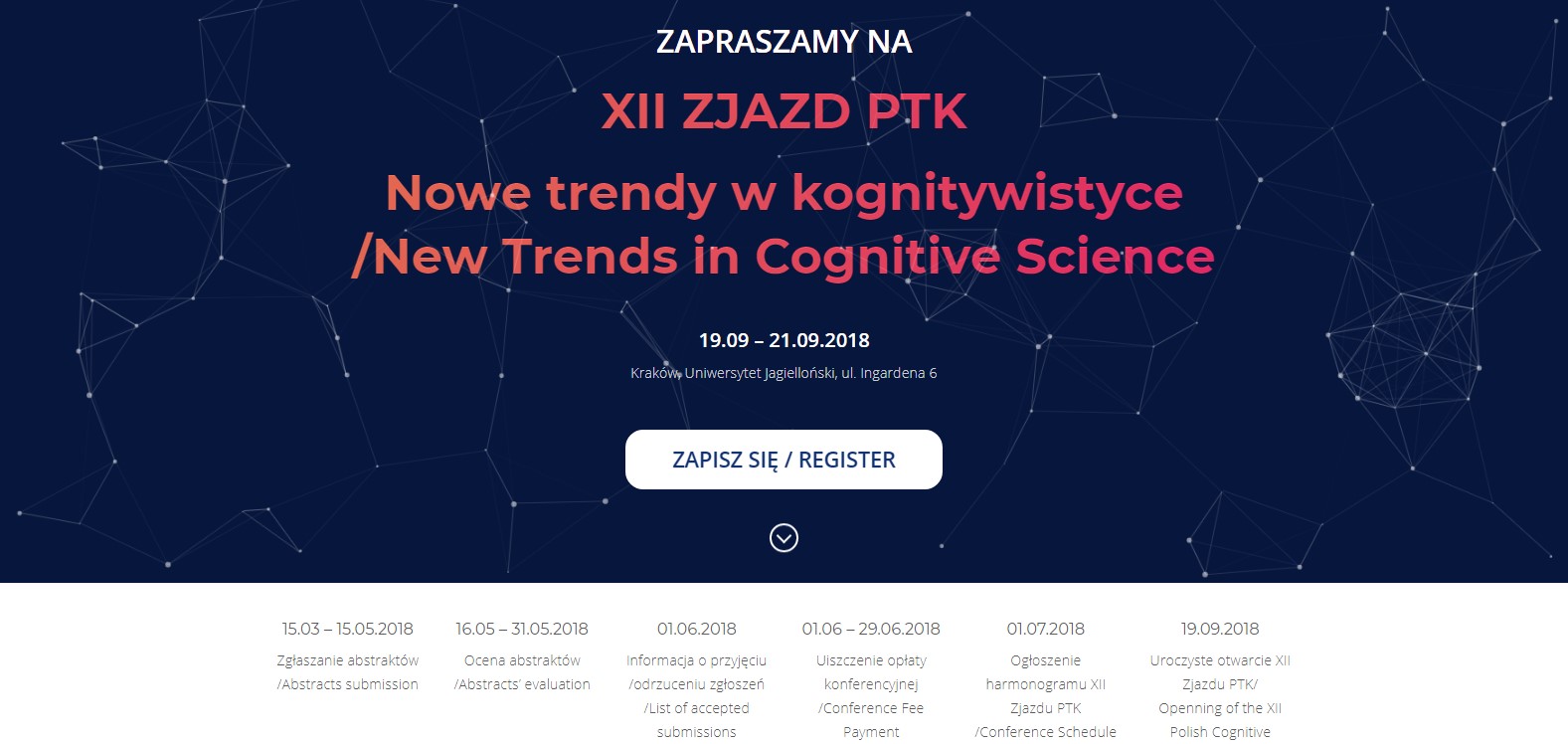 Nowe trendy w kognitywistyce. XII Zjazd Polskiego Towarzystwa Kognitywistycznego